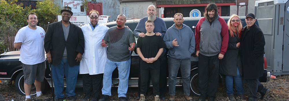 Group shot from filming of Welcome to Bloodview